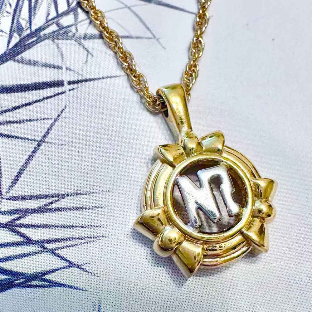 Nina Ricci Round Pendant Necklace